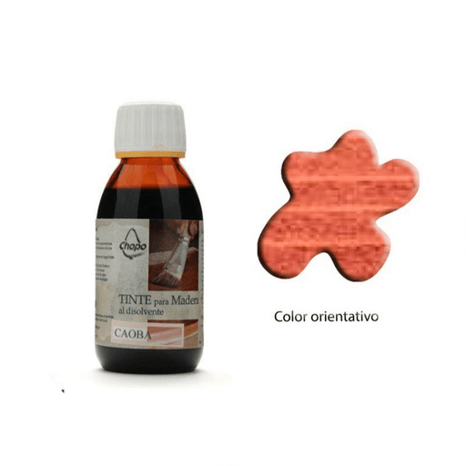 Tinte madera al disolvente 125ml Caoba CHOPO CENTROARTESANO