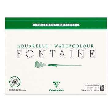 watercolor fontaine pad g. thick 300g 25h 30x40