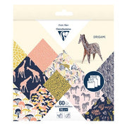 Papel origami 10x10cm, 15x15cm 20x20cm 70gr 60 hojas 95365C CLAIRE FONTAINE CENTROARTESANO