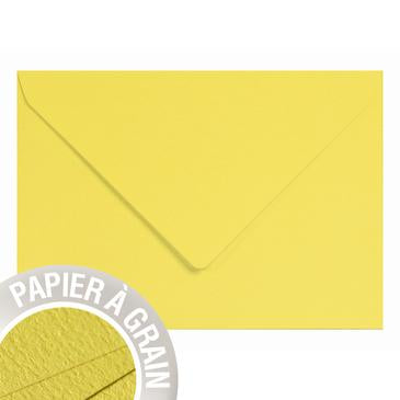 Sobre 162x229mm 120g 5ud amarillo intenso CLAIRE FONTAINE CENTROARTESANO