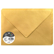 Sobre 162x229mm 120g 5ud oro CLAIRE FONTAINE CENTROARTESANO