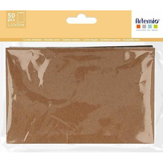 Tarjeton 170x110mm 210g 505ud color craft CLAIRE FONTAINE CENTROARTESANO