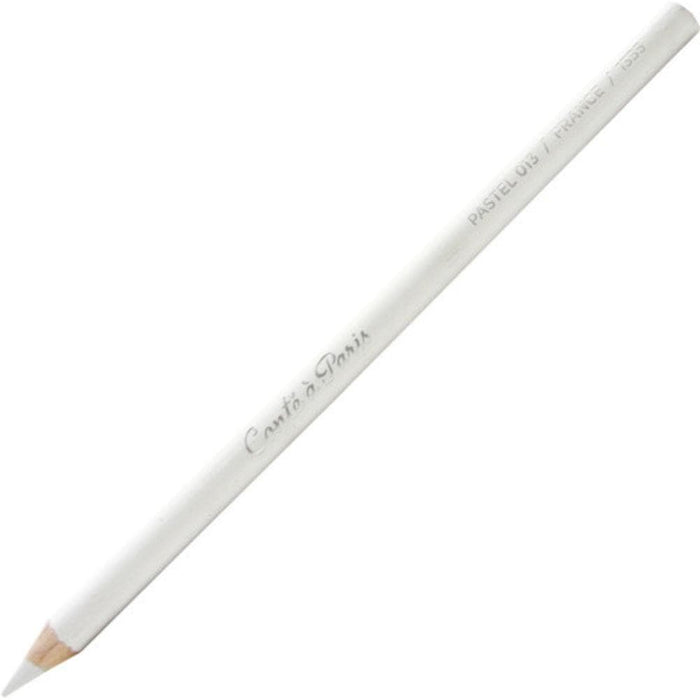 Dessin au crayon conte pastel 013 blanc — Centroartesano