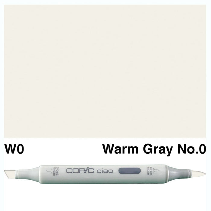 Copic Ciao W0 warm gray n║0