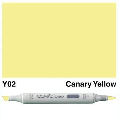 Copic Ciao Y02 canary yellow