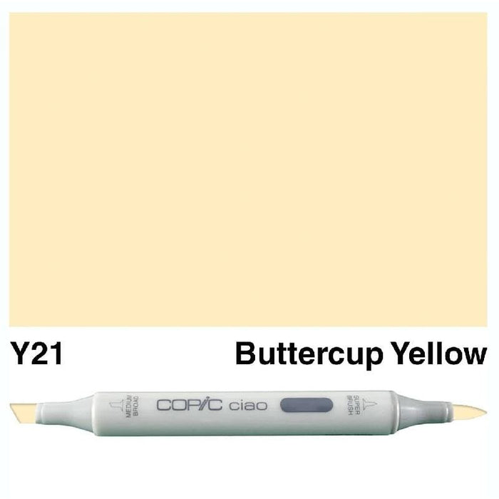 Copic Ciao Y21 jaune bouton d'or