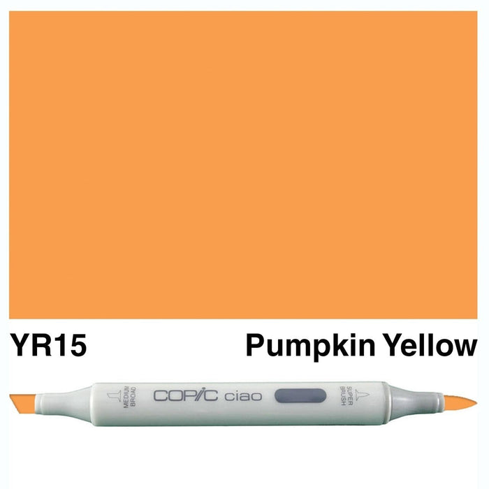 Copic Ciao YR15 pumpkin yellow