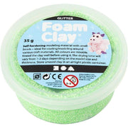 Foam Clay 35gr glitter 788830 verde FOAM CLAY CENTROARTESANO