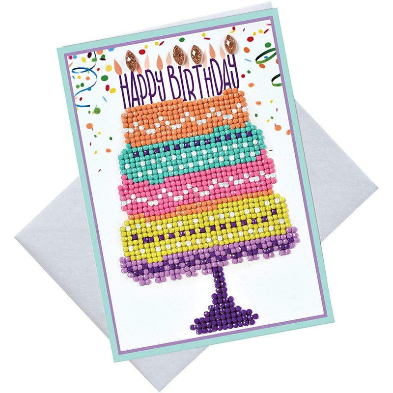 diamond dotz medidas Kit de tarjeta tarta de cumpleaños CREATIV CENTROARTESANO