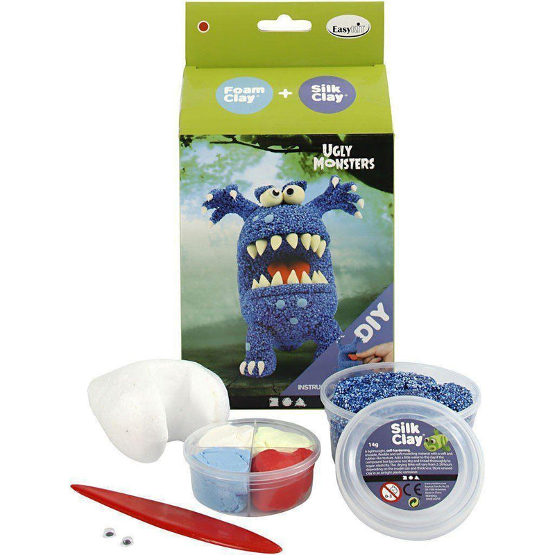 Easykit foam clay+Silk clay Ugly Monsters 100615 CREATIV CENTROARTESANO