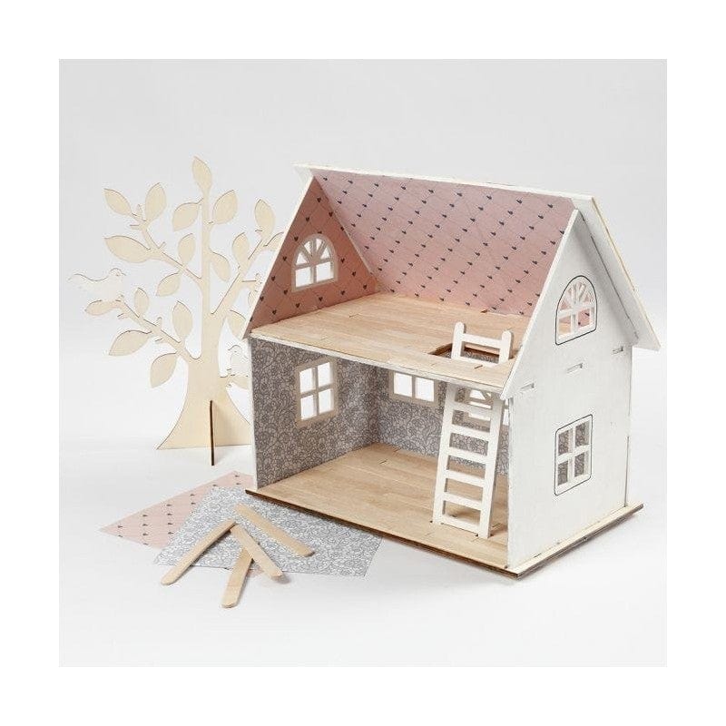 kit construccion 3D casa de muñecas 57879 CREATIV CENTROARTESANO