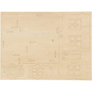 kit construccion 3D casa madera 57875 CREATIV CENTROARTESANO