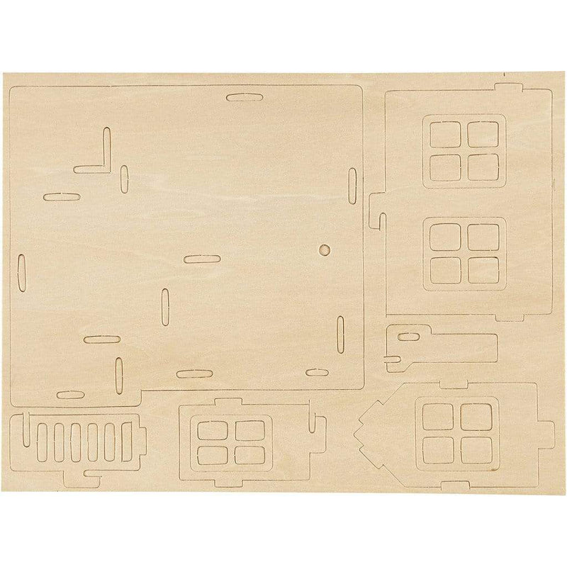 kit construccion 3D casa madera 57875 CREATIV CENTROARTESANO