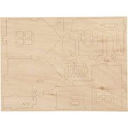 kit construccion 3D casa madera 57875 CREATIV CENTROARTESANO