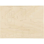 kit construccion 3D casa madera 57876 CREATIV CENTROARTESANO