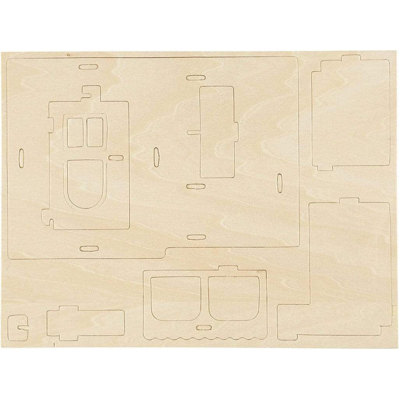 kit construccion 3D casa madera 57876 CREATIV CENTROARTESANO