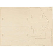 kit construccion 3D casa madera 57876 CREATIV CENTROARTESANO