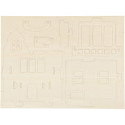 kit construccion 3D casa madera 57877 CREATIV CENTROARTESANO