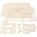 kit construccion 3D casa madera 57877 CREATIV CENTROARTESANO