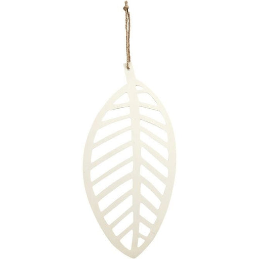 silueta madera de hoja trop. alargada 35x17 57907 CREATIV CENTROARTESANO