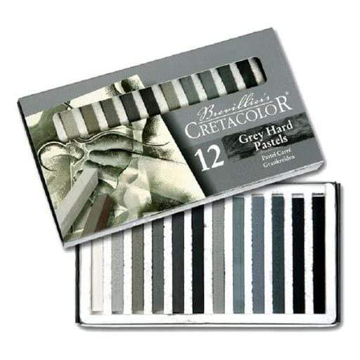 Cretacolor caja pasteles carre cretas grises 12ud 48512 CRETACOLOR CENTROARTESANO