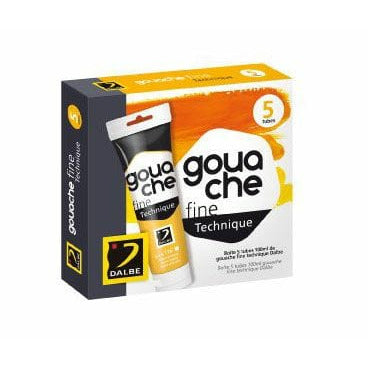 Dalbe Gouache fino estuche 5x100ml colores primarios DALBE CENTROARTESANO
