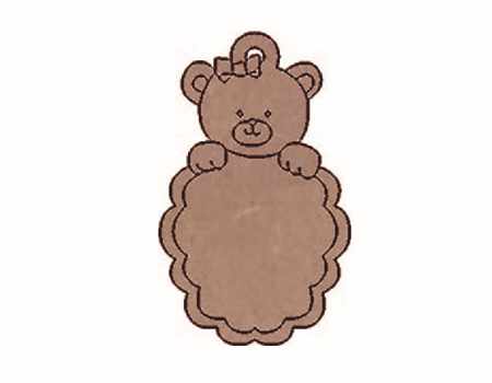 Dayka BABY-004 osita cartel oval vertical DAYKA CENTROARTESANO