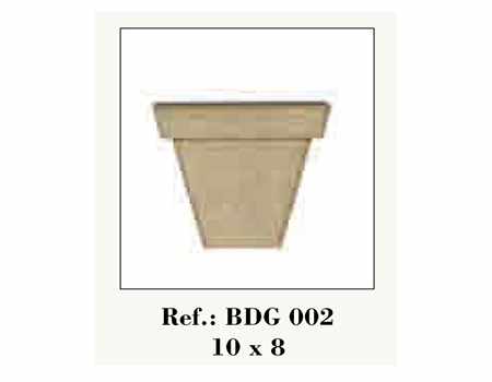 Dayka BDG-002 silueta macetero 9, 5x8 DAYKA CENTROARTESANO