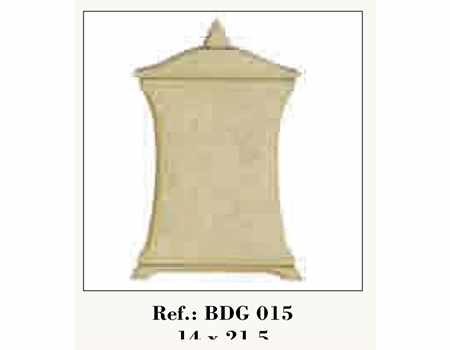 DAyka BDG-015 silueta tibor 21x14 DAYKA CENTROARTESANO