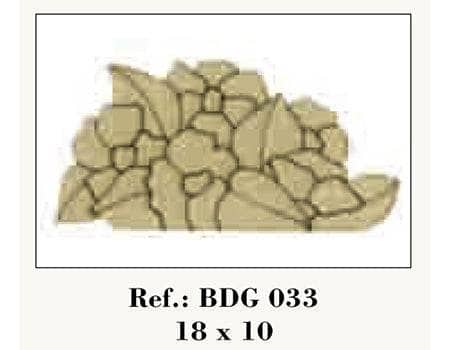 Dayka BDG-033 silueta bouquet pensamientos 18x9 DAYKA CENTROARTESANO