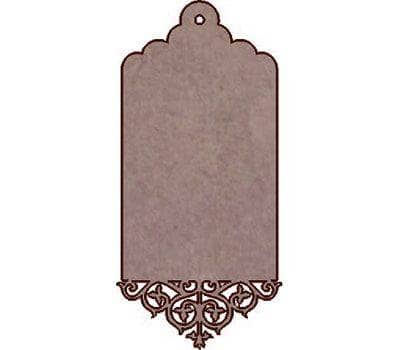 Dayka CART-07 silueta carton etiqueta colgar 18x9cm DAYKA CENTROARTESANO