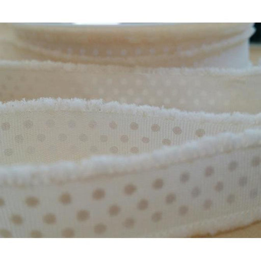 Dayka cinta crema topos blancos 18mm DAYKA CENTROARTESANO