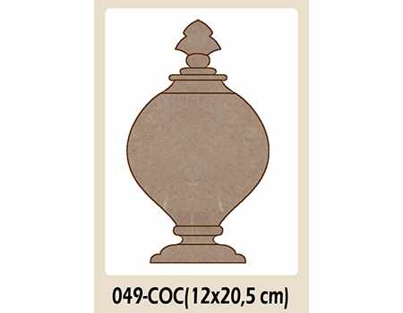 Dayka COC-049 silueta tarro cristal 20, 5x12cm DAYKA CENTROARTESANO