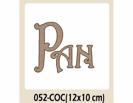 Dayka COC-052 silueta letras pan DAYKA CENTROARTESANO