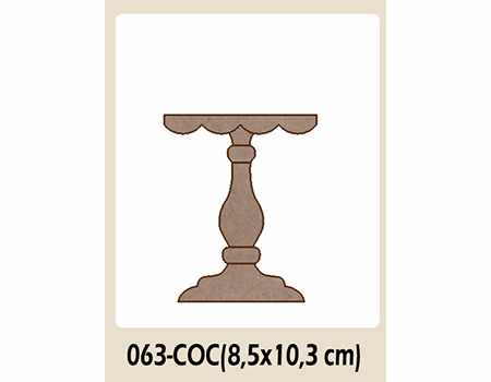 Dayka COC-063 silueta repisa ondas 10, 3x8, 5 DAYKA CENTROARTESANO