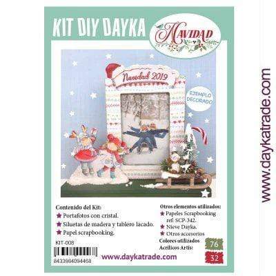 Dayka kit navidad 2019 kit008 marco cristal niñas DAYKA CENTROARTESANO