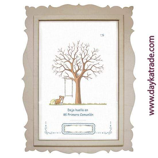Dayka lienzo prediseñado huellas comunion niño PRE42 DAYKA CENTROARTESANO