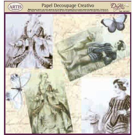 Dayka papel decoupage 0813201 DAYKA CENTROARTESANO