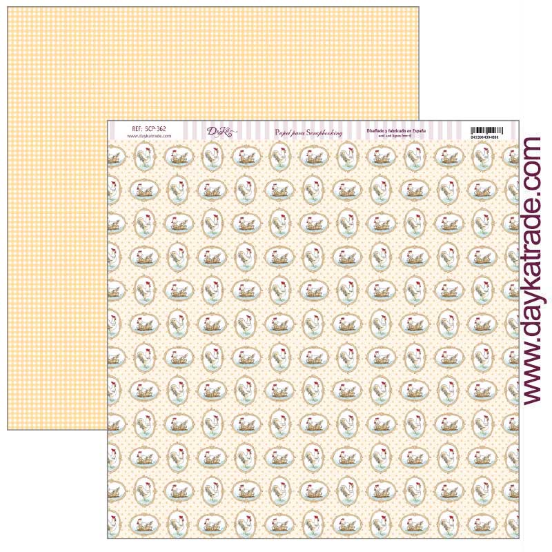 Dayka papel scrap bloc 24h 30x30 SCP3027 La cocina me facina DAYKA CENTROARTESANO