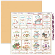 Dayka papel scrap bloc 24h 30x30 SCP3027 La cocina me facina DAYKA CENTROARTESANO