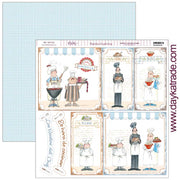 Dayka papel scrap bloc 24h 30x30 SCP3027 La cocina me facina DAYKA CENTROARTESANO