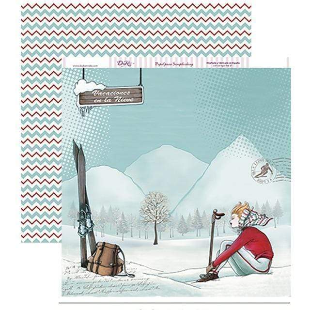 Dayka papel scrap SCP-161 vacaciones DAYKA CENTROARTESANO