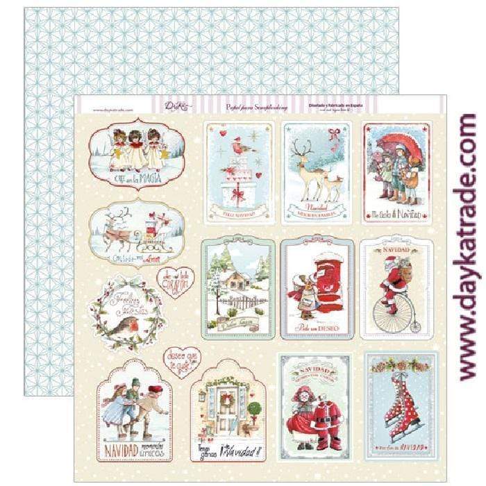 Dayka papel scrap SCP-230 navidad DAYKA CENTROARTESANO