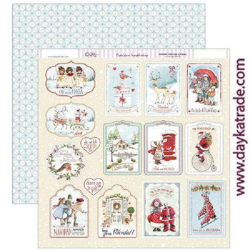 Dayka papel scrap SCP-230 navidad DAYKA CENTROARTESANO