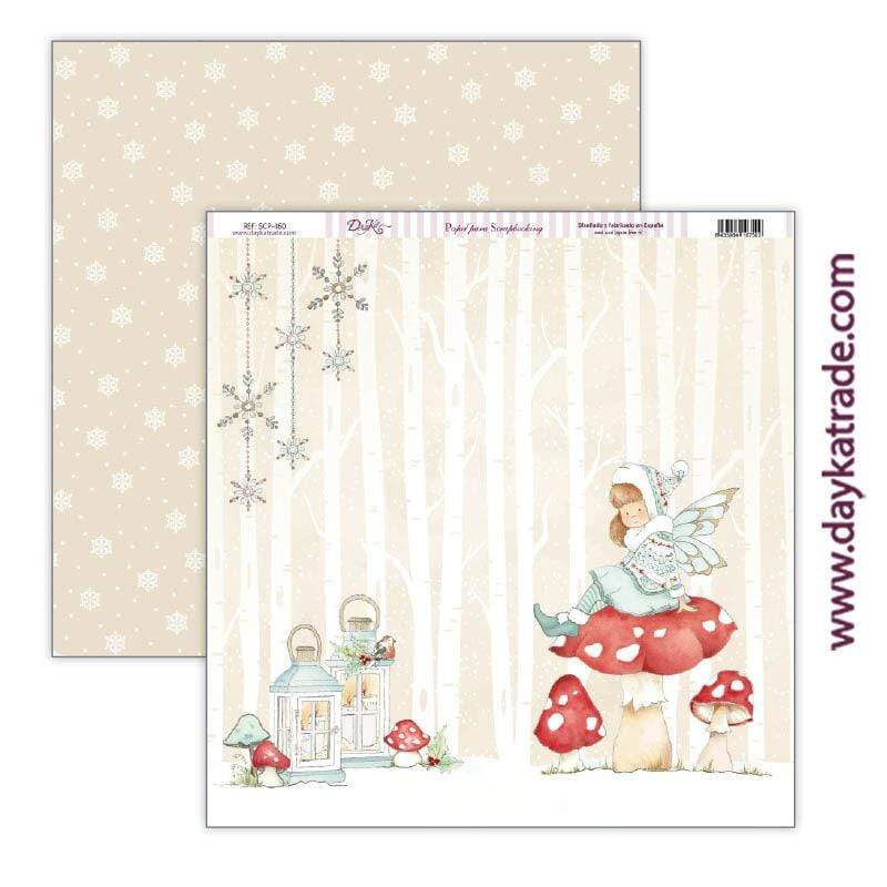 Dayka papel scrap SCP-460 Una navidad de cuento 2021 DAYKA CENTROARTESANO