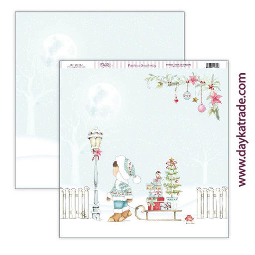 Dayka papel scrap SCP-462 Una navidad de cuento 2021 DAYKA CENTROARTESANO