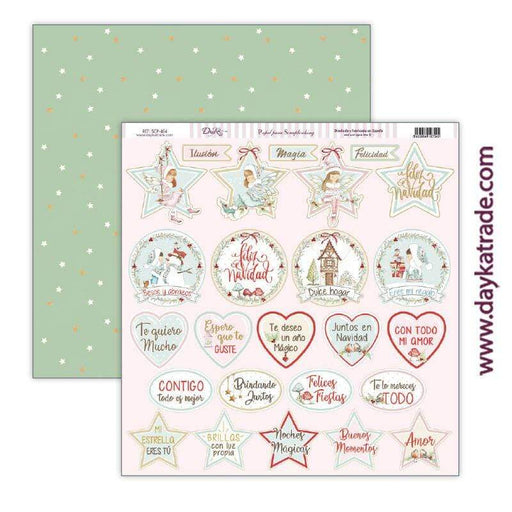 Dayka papel scrap SCP-464 Una navidad de cuento 2021 DAYKA CENTROARTESANO