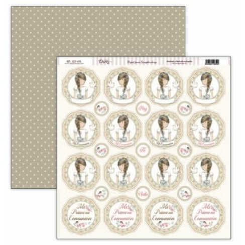 Dayka papel scrap scp-476 comunión 2022 Hoy es mi dia niña DAYKA CENTROARTESANO