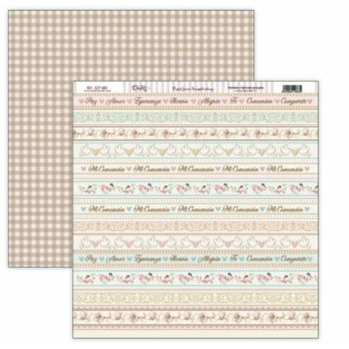 Dayka papel scrap scp-480 comunión 2022 Hoy es mi dia niña DAYKA CENTROARTESANO