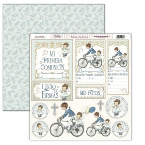 Dayka papel scrap scp-485 comunión 2022 Hoy es mi dia niño DAYKA CENTROARTESANO